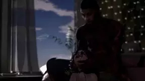 white slut invited me to bang in her room