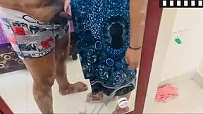 she's sucking dick and fucking with her hairy pussy