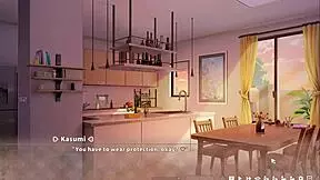 Big tits and curvy bodies in wild kitchen sex scenes