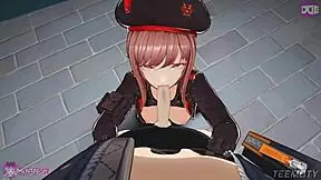 よ、Rapiがこの3Dカートゥーンへンタイでエピックなフェラチオしてるの見て！