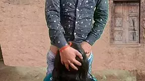 Village Husband And Wife Share Intimate Moments