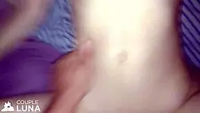 Skinny teen from Recife gives a sloppy blowjob and more