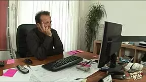 Did She Visit Her Boss for Wild Office Anal Sex Today?
