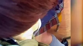 Young Japanese scholar's naughty antics