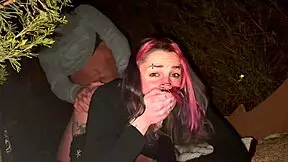 Girlfriend gets public creampie!