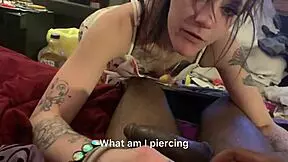 She said, 'Fuck me at home, you old guy,' as her wet butthole gets fisted