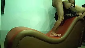 Myanmar cheating wife enjoys hot doggystyle on sofa.