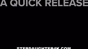 Skinny Blonde Teen Stepdaughter Fucks Huge Cock Stepdad for Trip POV - Kay Lovely Brad Newman