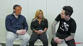 rimming sub's ass in domination, bound and choking