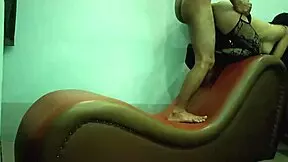 Myanmar cheating wife enjoys hot doggystyle on sofa.