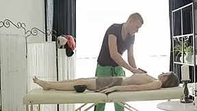 I subdued the oiled teen's lascivious needs with hardcore fucking and blowjob.