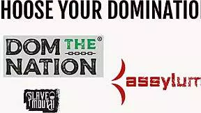 rimming sub's ass in domination, bound and choking