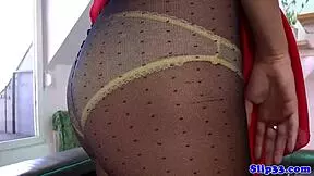 pov beauty sucks cock and gets banged by old man in style.