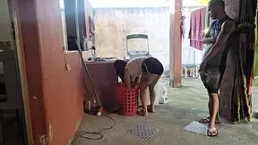 Maid seduced by big dick