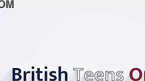 British student in costume receives edging from teacher in homemade setting