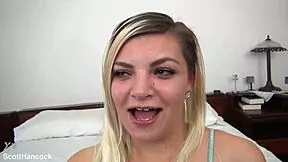 Cute blonde Alex Little's POV chat