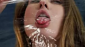 Is this sexy model masturbating for the casting interview?