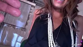 Skinny Japanese Teen Mikuni Maisaki Teases and Swallows Deep in Uncensored JAV