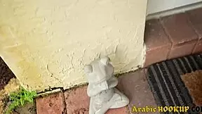 Arabic teen Veronica Valentine masturbates and rides cock in missionary blowjob session with fingering