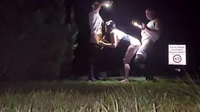 Did I let two fans fuck me outdoors?