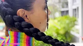 Ahegao sex with tiny Latina