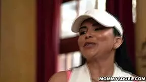 kimmy kimm can’t resist romi rian in that tennis outfit for naughty licks 😜