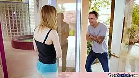 Hey, my stepsis feels too small, can I help boost her confidence with some fun?