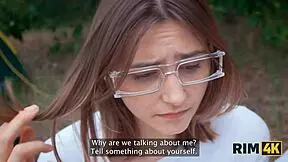 rim4k series features two girls and one cleanup in an outdoor camping group setting