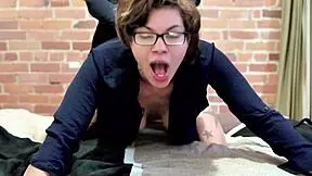 she can't talk and moan at the same time backstage