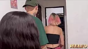 i'm eating my partner's wife's ass at the party