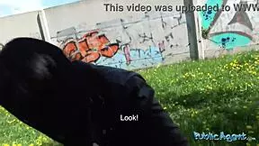 Can You Believe This Brunette Student Fucks Outdoors First Time?