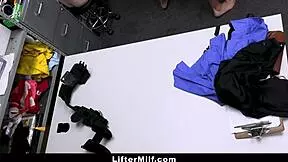 Will the burglar dominate the busty milf?