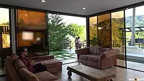 Latina Submissive Daughter Fucked Next To Blind Father