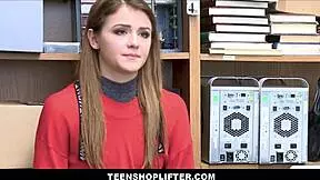 Tiny Brunette Rosalyn Sphinx Fucked By Mall Cop