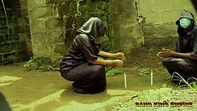 A mature woman enjoyed a casual encounter in the local bush with a friend.