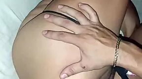 hey, cuñada paid her bet after the party and i ended up finishing inside her