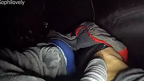 went camping with my curvy stepsister and banged her inside tent