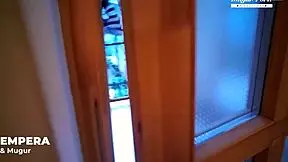 Jessi Empera, the amateur babe, rides during her casting session.