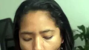 Amateur couple Nysdel delivers deep, sloppy blowjob with intense face fucking. It’s raw and real!