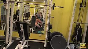 wow, this naive fitness bunny bangs rich guys instead of training! 🐰💪