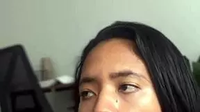 Amateur couple Nysdel delivers deep, sloppy blowjob with intense face fucking. It’s raw and real!