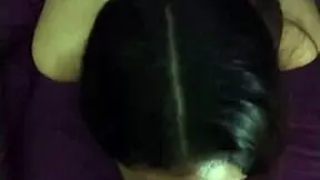 i almost cum in beautiful young woman's mouth during homemade blowjob