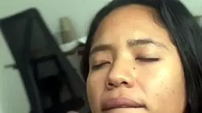Young beauty pleases big cock