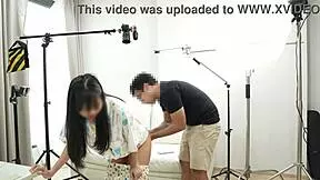 Behind the Scenes with Myanmar Girl Using Butt Plug