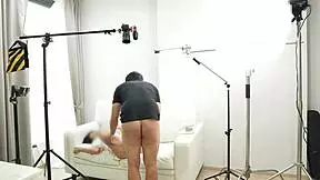 Behind the Scenes with Myanmar Girl Using Butt Plug