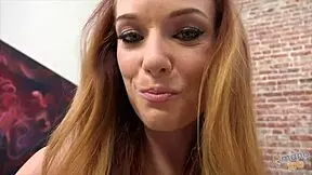 Petite Dani Jensen's expert handjob skills