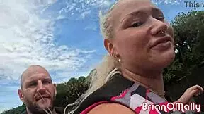 Blonde Teen Harley King Rides Jet Ski