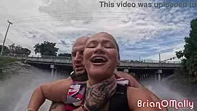 Blonde Teen Harley King Rides Jet Ski