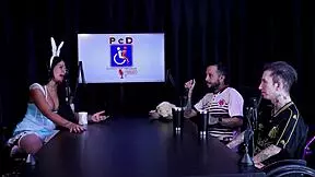 Tifany rocha enjoys big balls slapping her pussy in 69 position with plug in ass