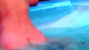 russian tattooed slut in shower uses sex toys and fingers on her pussy 😏